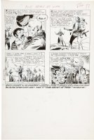 KUBERT, JOE - Our Army At War #132 pg 17, Lrg 2/3rds pg & last pg of story, Sgt Rock & orphan ala Lone Wolf & Cub...+ Madalorian Comic Art